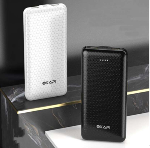 Okapi Power Bank Capacity 10000mah Portable Charger High Quality Li Ion Battery Plug In Two Smartphones