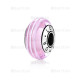 abalorio de rosa para pulsera de plata-PLPTG001303