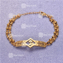 Pulsera con Bolitas Oro Dorado Para Mujer -SSBTG95-6206