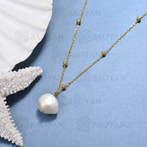 collar de perlas cultivadas -SSNEG142-15565