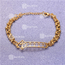 Pulsera con Bolitas Oro Dorado Para Mujer -SSBTG95-6207