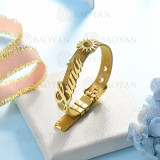 pulsera de charm en acero inoxidable para mujer -SSBTG142-16156-G