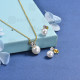 conjunto de perla de acero inoxidable -SSCSG143-10241