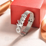 pulsera de charm en acero inoxidable para mujer -SSBTG142-16181-S