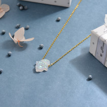 Collares de Opal Imitacion -SSNEG142-17460
