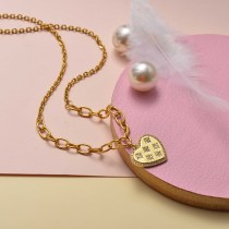 Collar de Bronce para Mujer -SSNEG142-20173