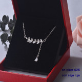 Collar de Plata 925 con Circones para Mujer -PLNEG190-22444