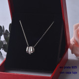 Collar de Plata 925 con Circones para Mujer -PLNEG190-22456