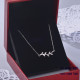 Collar de Plata 925 con Circones para Mujer -PLNEG190-22417