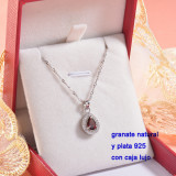 Collar de Plata con piedra preciosa natural-PLNEG196-22783
