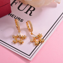 Aretes de Laton para mujer -SSEGG142-23884