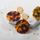 Aretes de Leopard con Acero Inoxidable -SSEGG143-24012