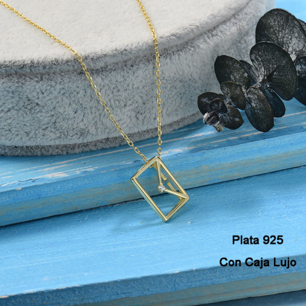 Collares de Plata 925 Puro para Mujer -PLNEG190-24243