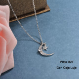 Collares de Plata 925 Puro para Mujer -PLNEG190-24204