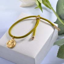 Pulsera de Acero Inoxidable con Hilo -SSBTG142-23710