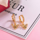 Aretes de Laton para mujer -SSEGG142-23845