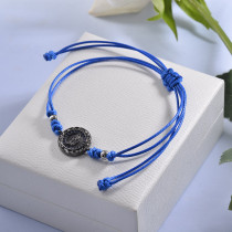 Pulsera de Laton con Hilo para Mujer -SSBTG142-23739