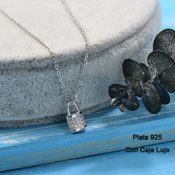 Collares de Plata 925 Puro para Mujer -PLNEG190-24245