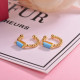 Aretes de Laton para mujer -SSEGG142-23877