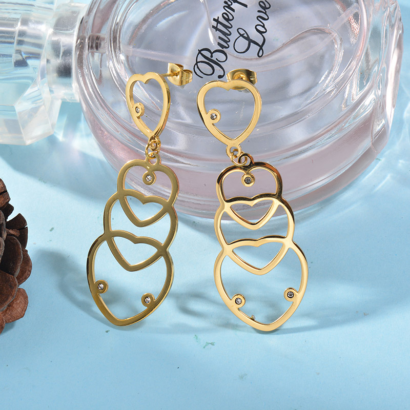 Aretes de Acero inoxidable -SSEGG143-24618