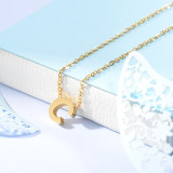 Collares de Inicial Letra en Acero Inoxidable -SSNEG143-24627