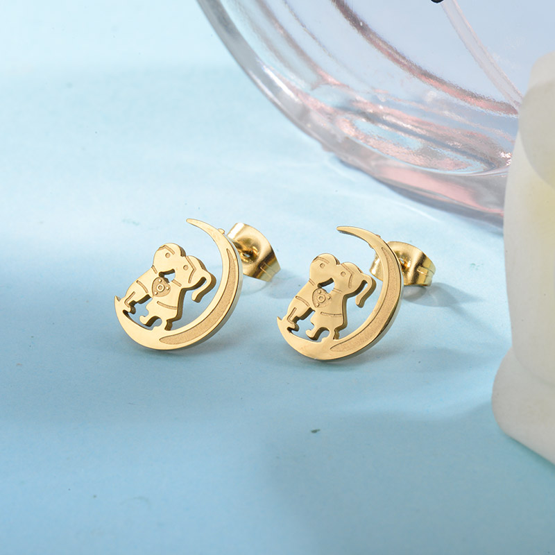 Aretes de Acero inoxidable -SSEGG143-24608