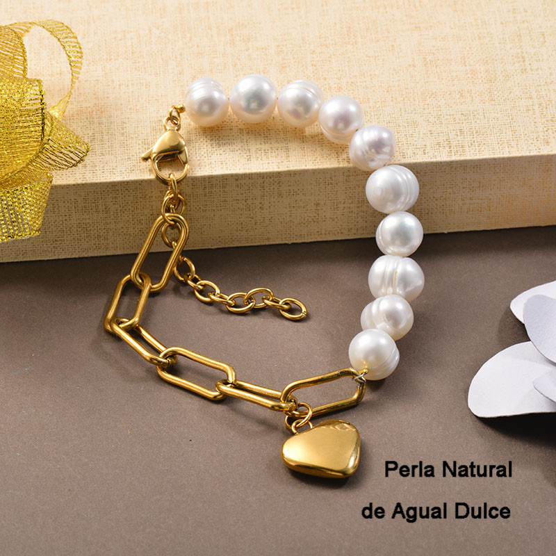 Pulsera de Perla Agua Dulce -SSBTG142-24789