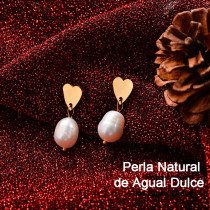 Aretes de Perla Agua Dulce -SSEGG142-24868