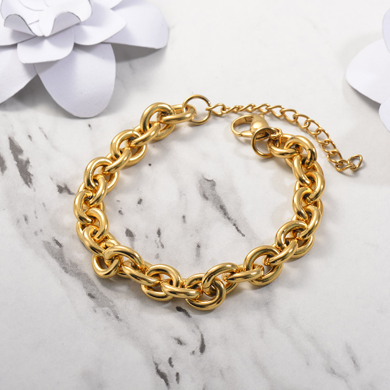 Pulsera Gruesa en Acero Inoxidable -SSBTG143-24693