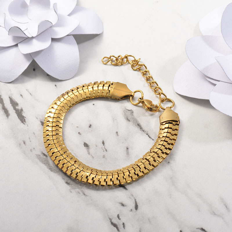 Pulsera Gruesa en Acero Inoxidable -SSBTG143-24690