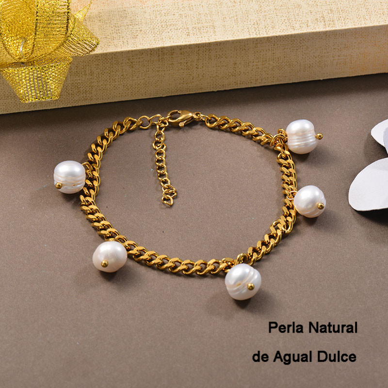 Pulsera de Perla Agua Dulce -SSBTG142-24788