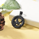 Dije de Negro en Acero Inoxidable para Hombre-SSPTG146-25050