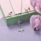 Conjunto con Pulsera en Acero Inoxidable para Mujer -SSCSG126-25336