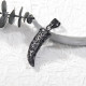 Dije de Negro en Acero Inoxidable para Hombre-SSPTG146-25082