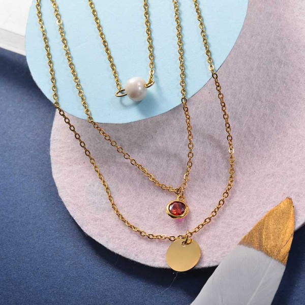 Collares de Acero Inoxidable -SSNEG142-25992