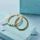 Hoop Aros de Acero Inoxidable -SSEGG143-26614-G