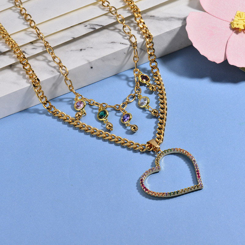 Collares de Acero Inoxidable para Mujer -BRNEG142-26652