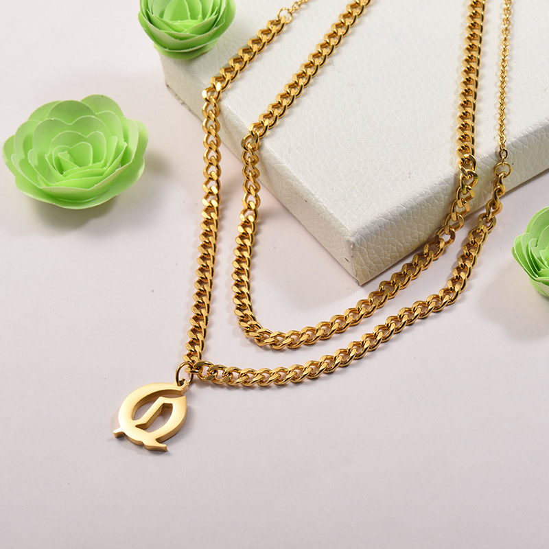 Collares de Acero Inoxidable para Mujer -SSNEG142-26682