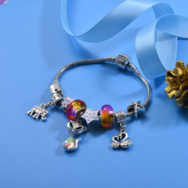 Pulseras de Charms en Laton  -BRBTG204-27115