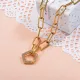 Collares de Letra en Laton y Acero -BRNEG142-27289