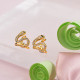 Aretes de Circon Multicolor en Laton-BREGG154-27340