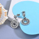 Aretes de Acero Inoxidable para Mujer -SSEGG142-27987