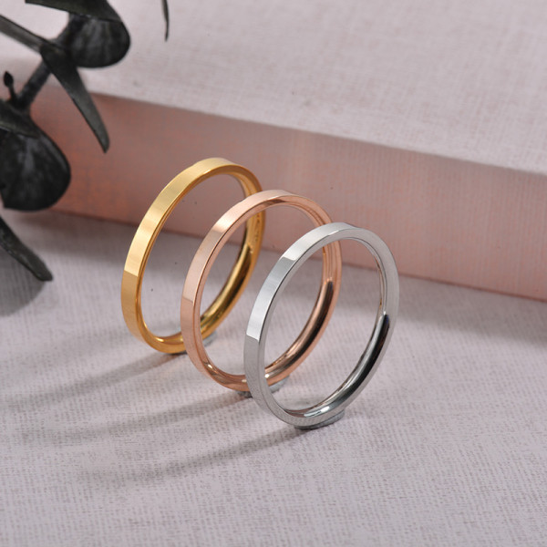 Anillos de Acero Inoxidable para Mujer -SSRGG126-27751