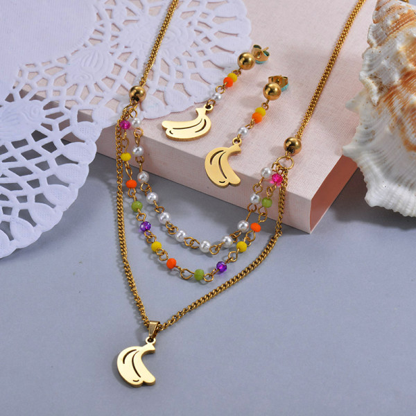 Conjuntos de Acero Inoxidable para Mujer -SSCSG142-27949