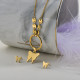 Conjuntos de Acero Inoxidable para Mujer -SSCSG142-27922
