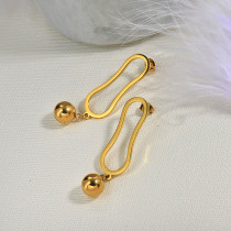 Aretes de Acero Inoxidable para Mujer -SSEGG142-27908