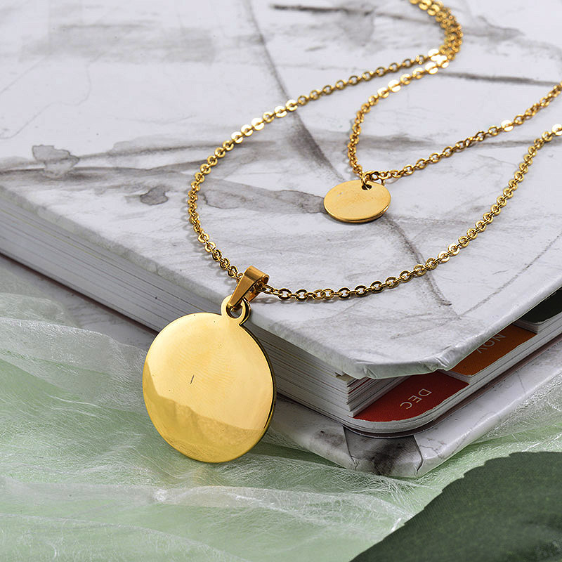 Collares de Acero Inoxidable para Mujer -SSNEG142-27892