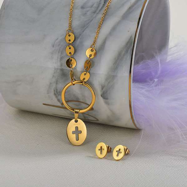 Conjuntos de Acero Inoxidable para Mujer -SSCSG142-27924