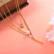 Collares de Acero Inoxidable para Mujer -SSNEG142-28244