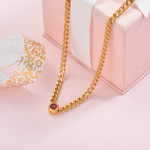 Collares de Acero Inoxidable para Mujer -SSNEG142-28799